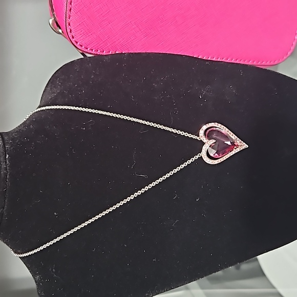 MICHAEL KORS NWT crossbody and Silver heart necklace bundle - Picture 3 of 8